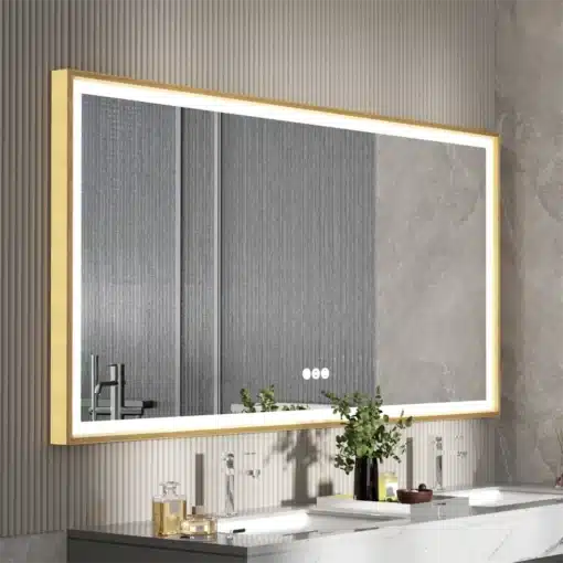 LED-valgustusega vannitoapeegel 1000 × 600 mm, uduvastane | E-pood Tootemaailm LED-valgustusega vannitoapeegel 1000 × 600 mm, uduvastane