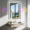Hämardatava LED-valgustusega vannitoapeegel bluetoothiga | E-pood Tootemaailm Hämardatava LED-valgustusega vannitoapeegel bluetoothiga