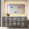 LED-vannitoapeegel bluetooth-kõlari ja uduvastase soojendusega | E-pood Tootemaailm LED-vannitoapeegel bluetooth-kõlari ja uduvastase soojendusega