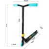 Kollane trikitõukeratas 100 mm ratastega, kõrgus 82 cm | E-pood Tootemaailm Kollane trikitõukeratas 100 mm ratastega, kõrgus 82 cm