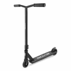 Trikitõukeratas 100 mm ratastega ja 82 cm kõrgusega, must