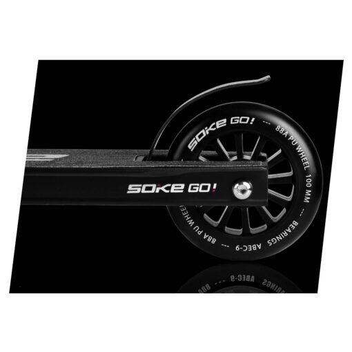 Trikitõukeratas 100 mm ratastega ja 82 cm kõrgusega, must | E-pood Tootemaailm Trikitõukeratas 100 mm ratastega ja 82 cm kõrgusega, must