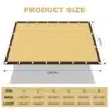 UV-kaitsega privaatsusvõrk piirdeaiale, 185 g/m² | E-pood Tootemaailm UV-kaitsega privaatsusvõrk piirdeaiale, 185 g/m²