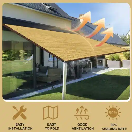 UV-kaitsega privaatsusvõrk piirdeaiale, 185 g/m² | E-pood Tootemaailm UV-kaitsega privaatsusvõrk piirdeaiale, 185 g/m²
