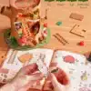 Miniatuurse puumaja meisterdamiskomplekt LED-valgustusega | E-pood Tootemaailm Miniatuurse puumaja meisterdamiskomplekt LED-valgustusega