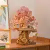 Puidust ruumiline pusle sakura puumaja, 535 osa | E-pood Tootemaailm Puidust ruumiline pusle sakura puumaja, 535 osa