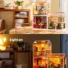 Miniatuurse restorani ehituskomplekt LED-valgustusega, 127 osa | E-pood Tootemaailm Miniatuurse restorani ehituskomplekt LED-valgustusega, 127 osa