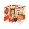 Miniatuurse restorani ehituskomplekt LED-valgustusega, 127 osa | E-pood Tootemaailm Miniatuurse restorani ehituskomplekt LED-valgustusega, 127 osa