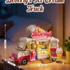 Puidust 3d-pusle jäätiseauto LED-valgustusega, 290 detaili | E-pood Tootemaailm Puidust 3d-pusle jäätiseauto LED-valgustusega, 290 detaili