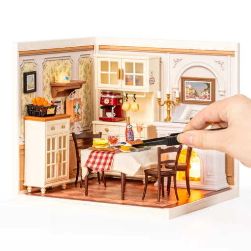 Miniatuurse söögitoa meisterdamiskomplekt, 150 osa | E-pood Tootemaailm Miniatuurse söögitoa meisterdamiskomplekt, 150 osa