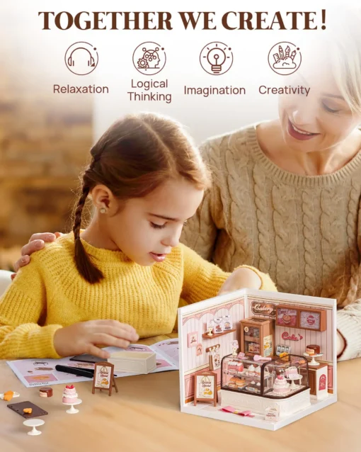 Miniatuurse koogipoe ehituskomplekt, 115 osa | E-pood Tootemaailm Miniatuurse koogipoe ehituskomplekt, 115 osa