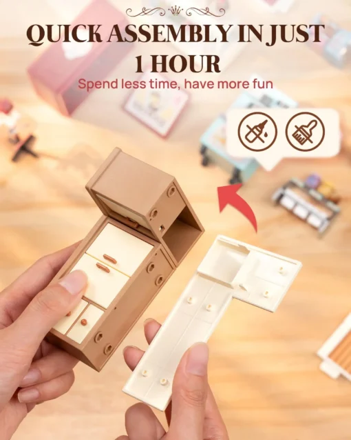 Miniatuurse koogipoe ehituskomplekt, 115 osa | E-pood Tootemaailm Miniatuurse koogipoe ehituskomplekt, 115 osa