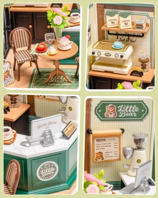 Miniatuurse kohviku meisterdamiskomplekt, 119 osa | E-pood Tootemaailm Miniatuurse kohviku meisterdamiskomplekt, 119 osa