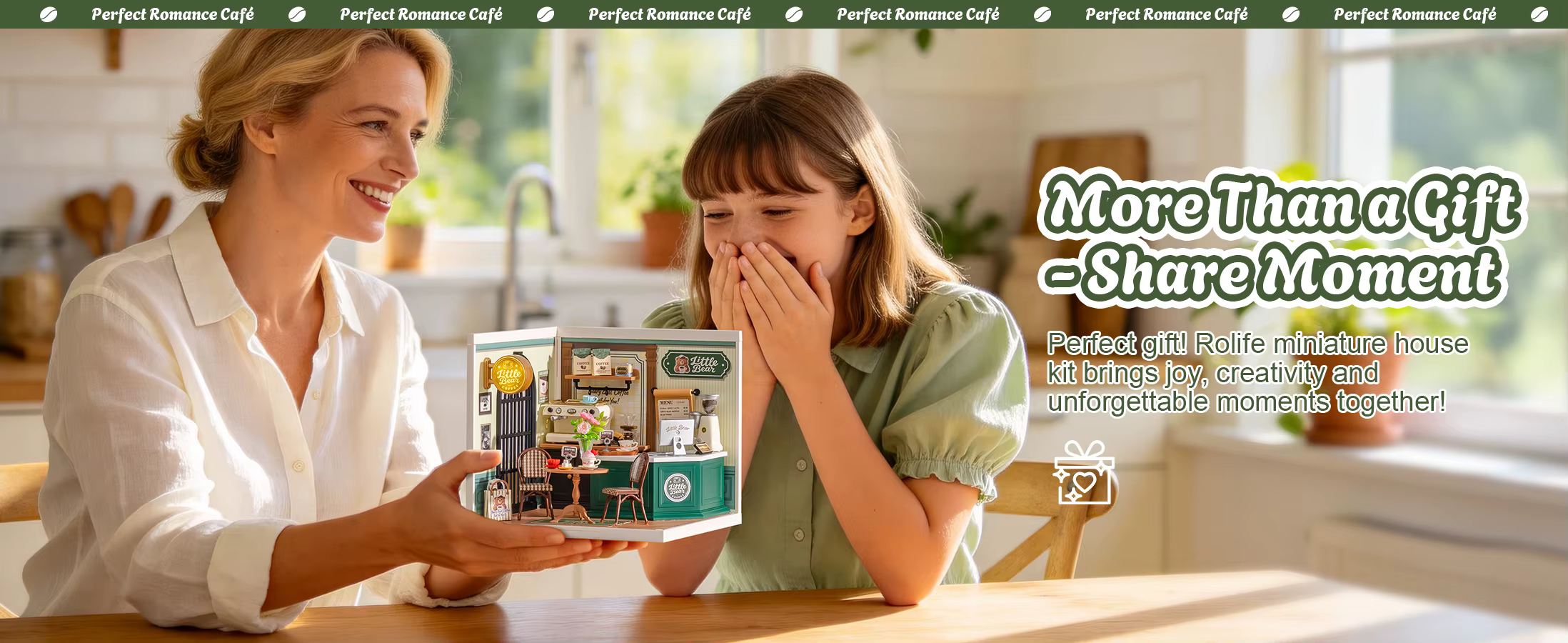 Miniatuurse kohviku meisterdamiskomplekt, 119 osa