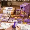 Raamaturiiuli miniatuurmaja ehituskomplekt, võlupood, 442 osa | E-pood Tootemaailm Raamaturiiuli miniatuurmaja ehituskomplekt, võlupood, 442 osa