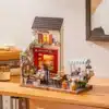 Puidust miniatuurse raamatupoe ehituskomplekt, 290 osa | E-pood Tootemaailm Puidust miniatuurse raamatupoe ehituskomplekt, 290 osa