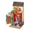 Puidust miniatuurse raamatupoe ehituskomplekt, 290 osa | E-pood Tootemaailm Puidust miniatuurse raamatupoe ehituskomplekt, 290 osa