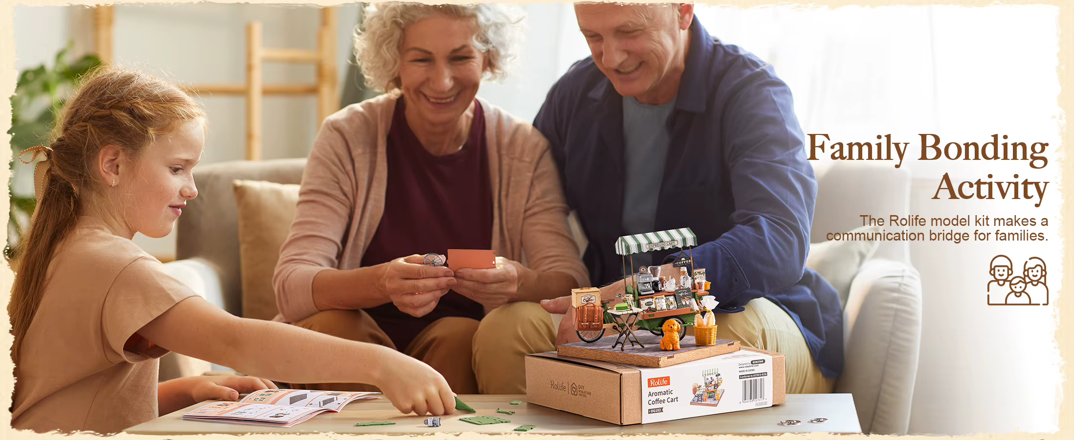 Puidust miniatuurse raamatupoe ehituskomplekt, 290 osa