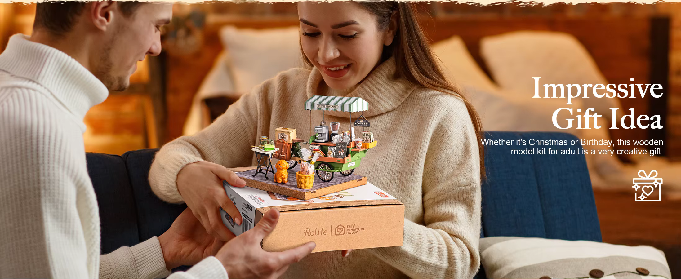 Puidust miniatuurse raamatupoe ehituskomplekt, 290 osa