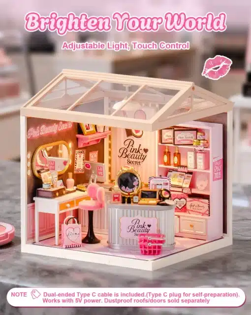 Miniatuurse nukumaja meisterdamiskomplekt, 115 osa | E-pood Tootemaailm Miniatuurse nukumaja meisterdamiskomplekt, 115 osa