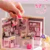 Miniatuurse nukumaja meisterdamiskomplekt, 115 osa | E-pood Tootemaailm Miniatuurse nukumaja meisterdamiskomplekt, 115 osa
