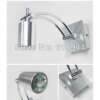 metallist seinakinnitusega kaarjas vannitoa lamp