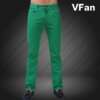 meeste rohelised slim-fit teksad