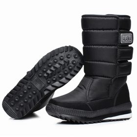 mustad pikema säärega meeste lumesaapad