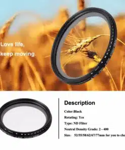 must neutraaltiheduse filter erinevates suurustes