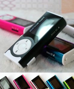 väike ja kompaktne mp3-mängija lcd ekraaniga, saadaval mitmes värvitoonis