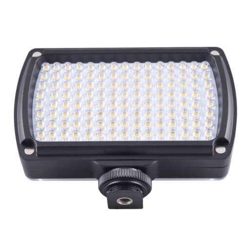 must LED välklamp, millel on palju väikeseid LED-tulesid
