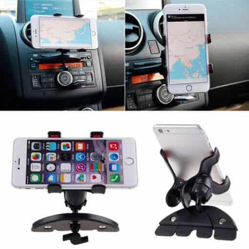 must telefonihoidja autosse, mis kinnitub armatuurlauale ja hoiab telefoni kindlalt paigal
