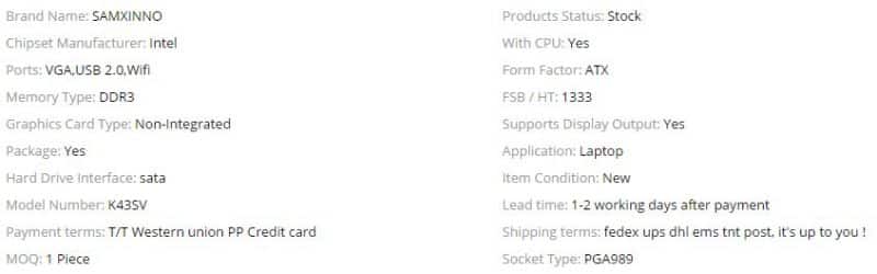 ASUS K43SJ,K43SV,A43S,X43S,K43SM REV4.1 - emaplaat | kujundav pilt e-kaubamaja pildikogust