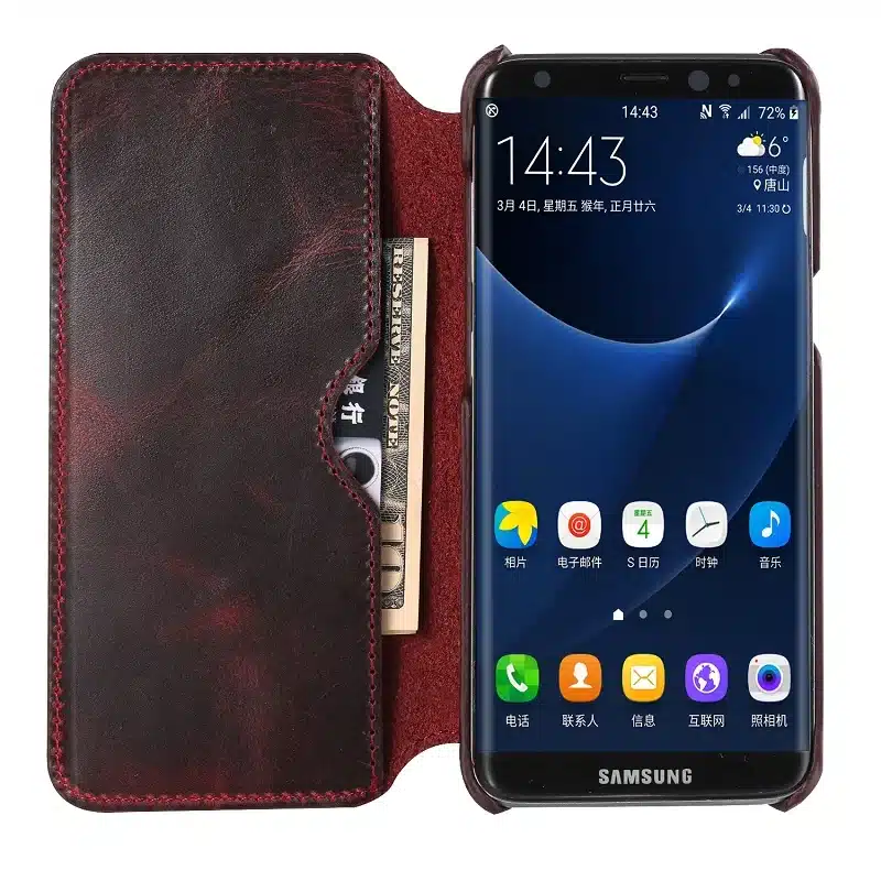 Ehtsast nahast kaaned - Samsung Galaxy S8, S8 Plus | kujundav pilt e-kaubamaja pildikogust