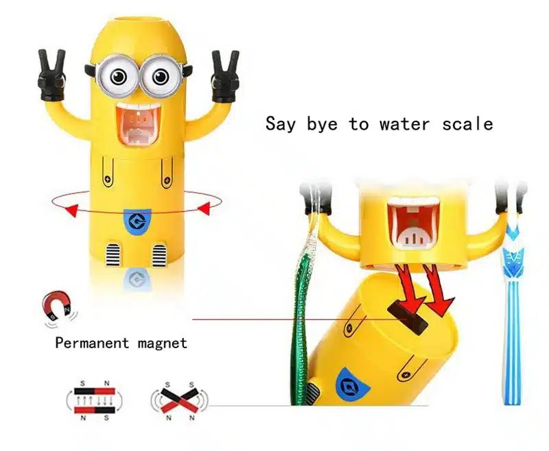Minionsi hambapasta dosaator | kujundav pilt e-kaubamaja pildikogust