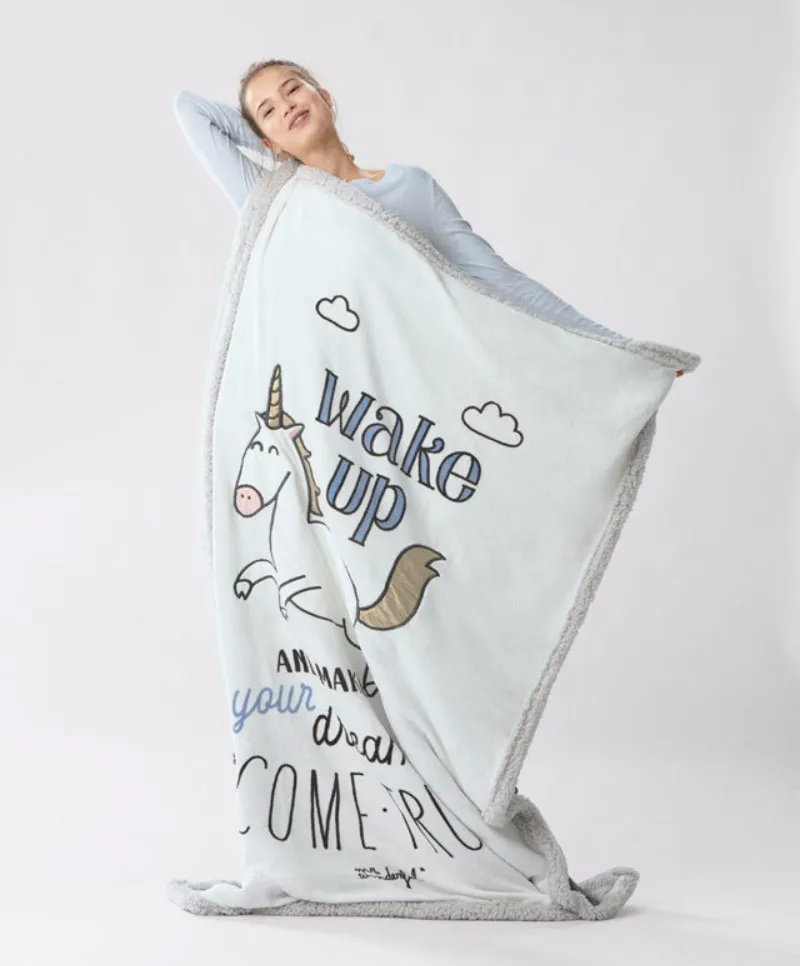 150 x 120 cm pehme tekk ükssarvikuga | kujundav pilt e-kaubamaja pildikogust