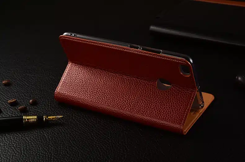 Nahast kaaned Xiaomi Mi Max 2 telefonile | kujundav pilt e-kaubamaja pildikogust