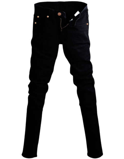 mustad meeste super skinny teksad