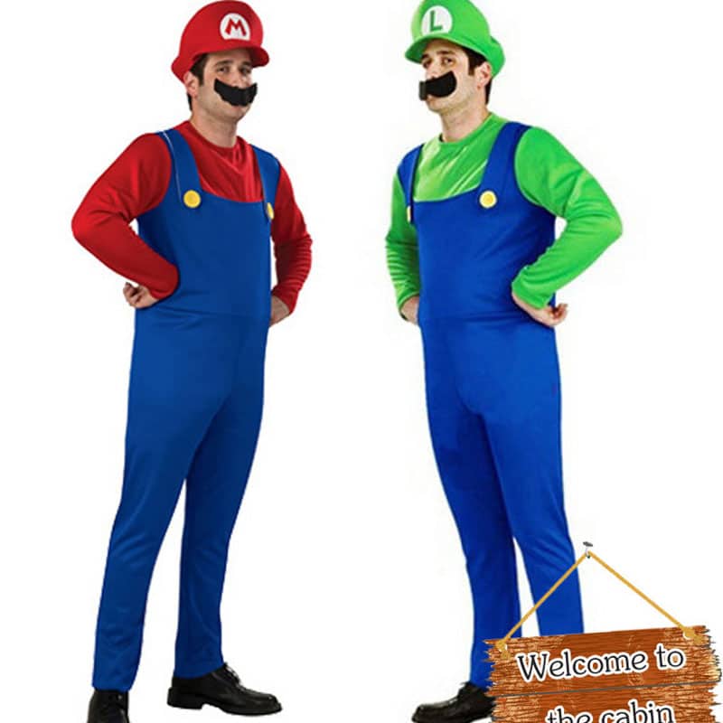 Super Mario ja Super Luigi kostüümid