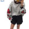 Roosidega triibuline sviiter