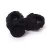 mustad tehisnahast beebi mokasiinid lipsudega