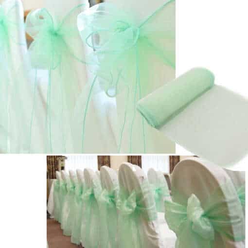 heleroheline organza kangas toolide kaunistamiseks