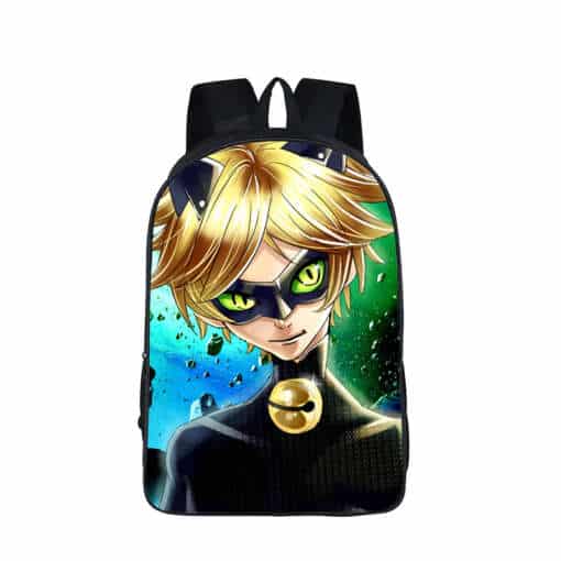 must koolikott anime tegelase pildiga, millel on blondid juuksed ja mask