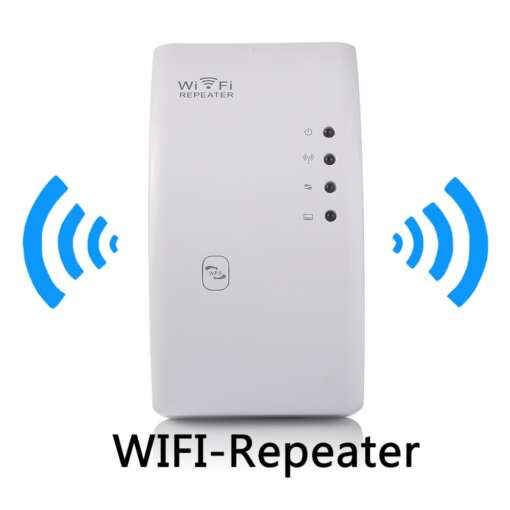 valge wifi ulatuse suurendaja nelja indikaatortulega