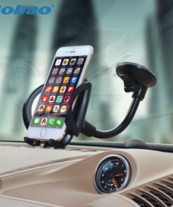must universaalne telefonihoidja autos armatuurlaual kinnitatud