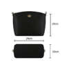 must crossbody kott kuldse krooni detailiga, mõõtudega 24x19x10 cm