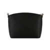 must lihtne crossbody kott kuldsete detailidega