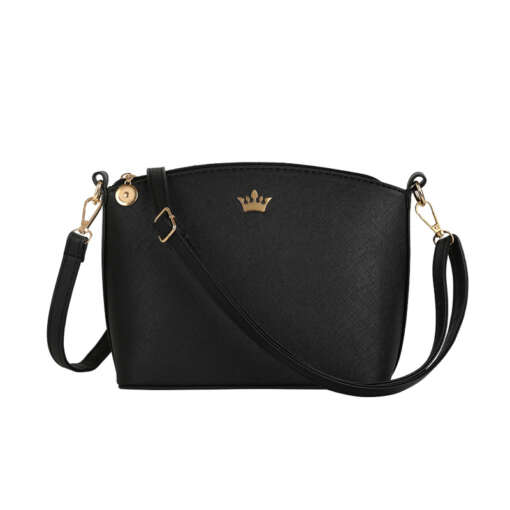 must crossbody kott kuldsete detailidega