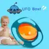 sinine ja oranž ufo kauss beebidele, millel on käepidemed