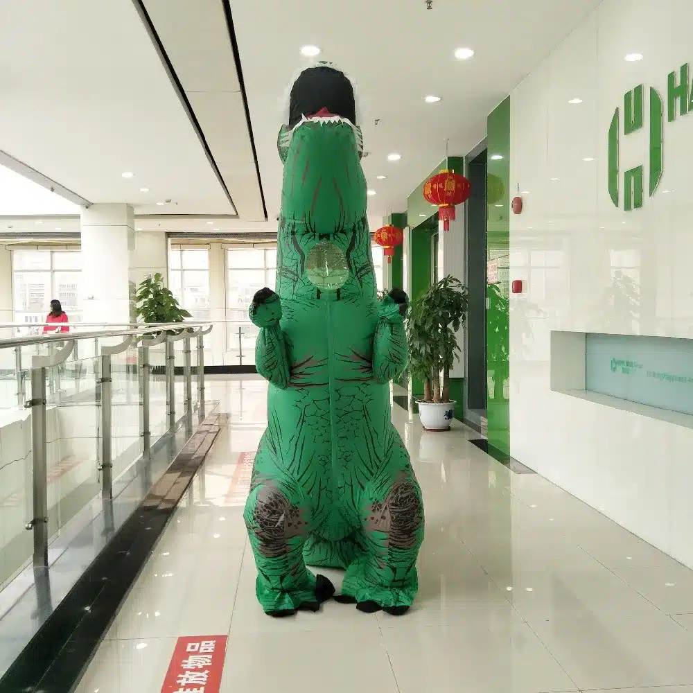 Dinosaurus T REX maskott täiskasvanutele | kujundav pilt e-kaubamaja pildikogust